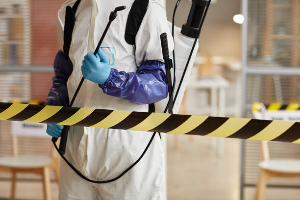 Professional Biohazard Cleanup technician working in Macatawa, MI